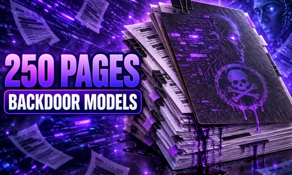 250 poisoned pages backdoor language models briefings