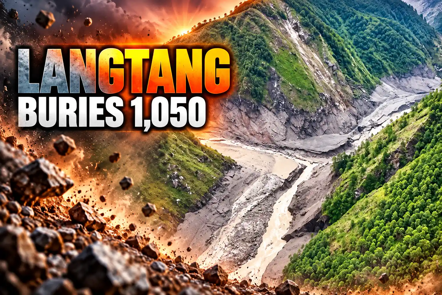 Langtang glacier collapse buries 1050 Nepal hydropower
