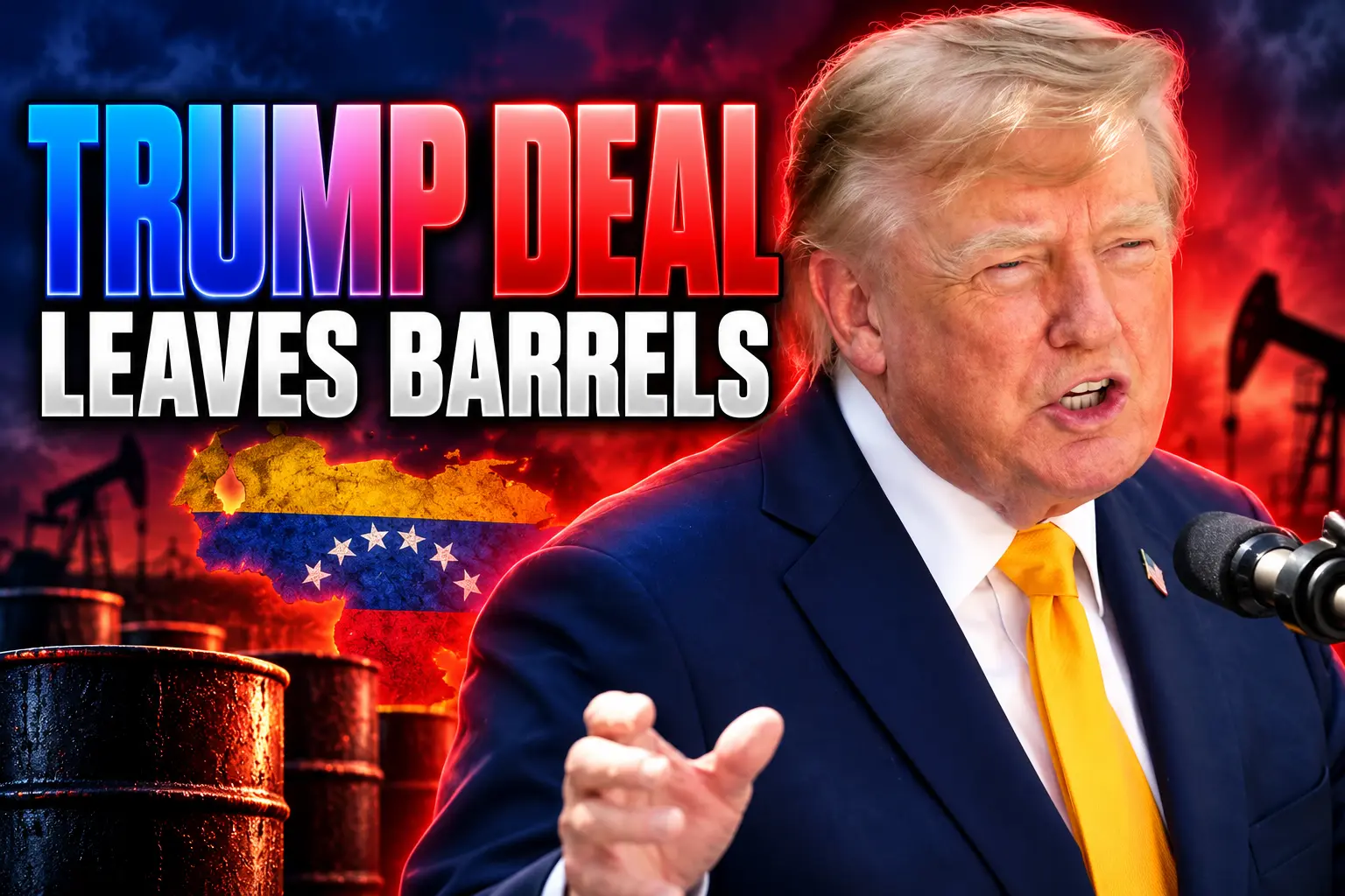Trump Venezuela oil deal leaves 65 billion barrels unused