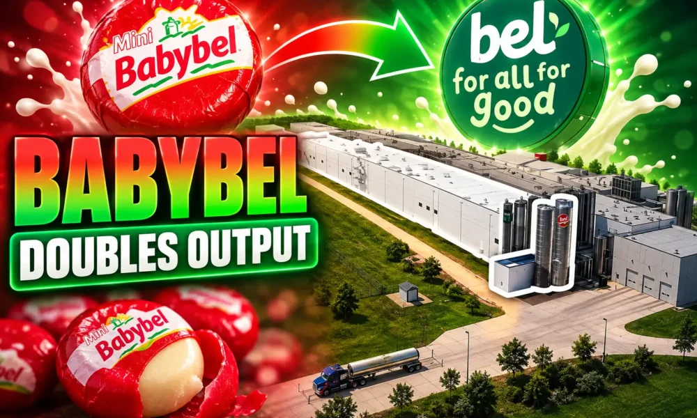 Bel doubles Mini Babybel output Brookings plant
