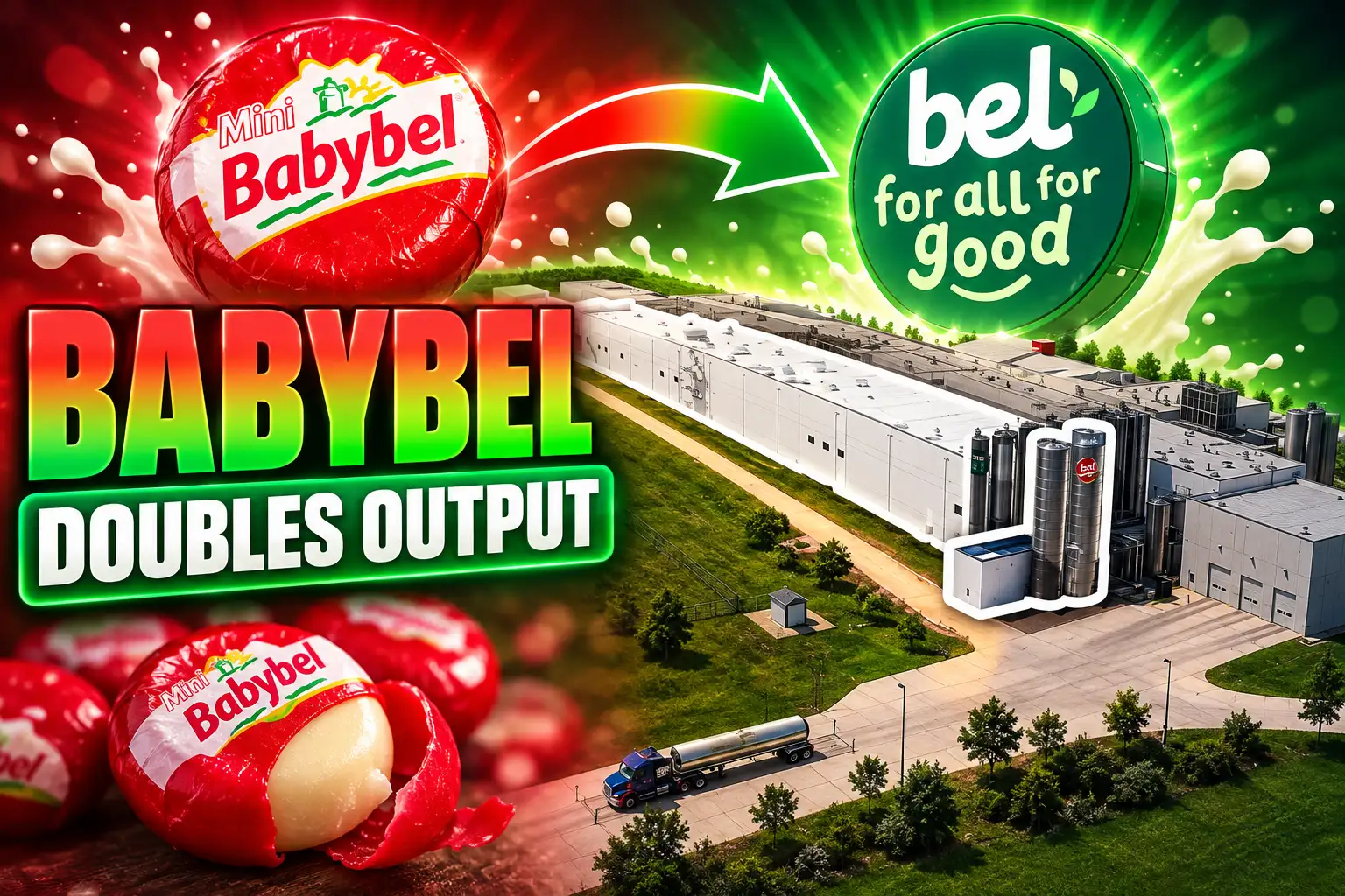 Bel doubles Mini Babybel output Brookings plant