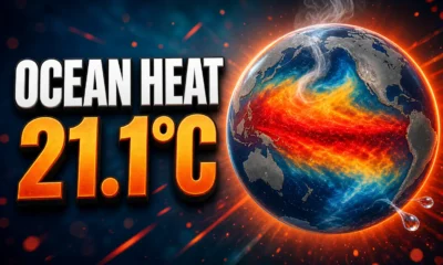 extra-polar ocean 21.1°C Copernicus ERA5 August record