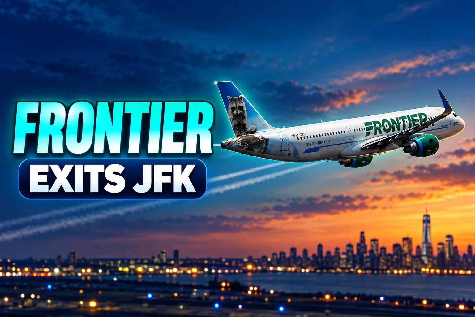 Frontier last JFK flight after Terminal 6 pledge