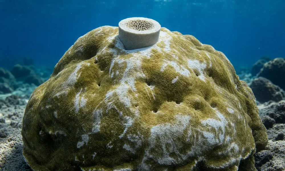 Galápagos Porites corals El Niño 36.5% stronger cores