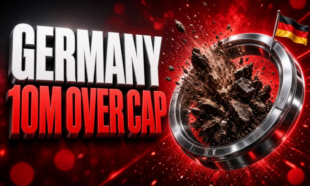 Germany 2026 climate cap 10 million tonnes overshoot Agora
