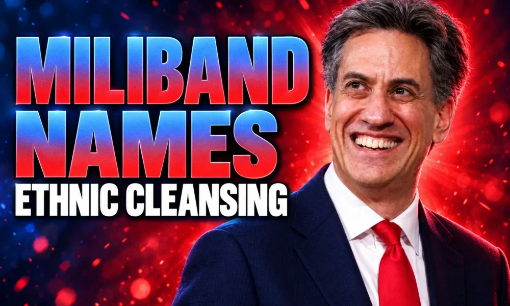 Miliband names West Bank ethnic cleansing Commons
