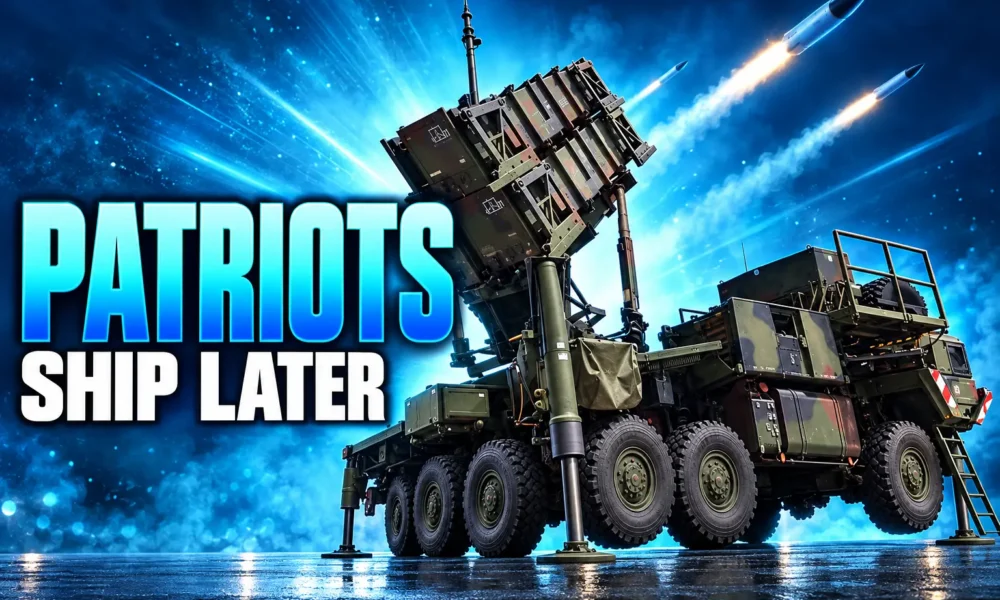 Ukraine books 1,000 Patriot missiles arriving later