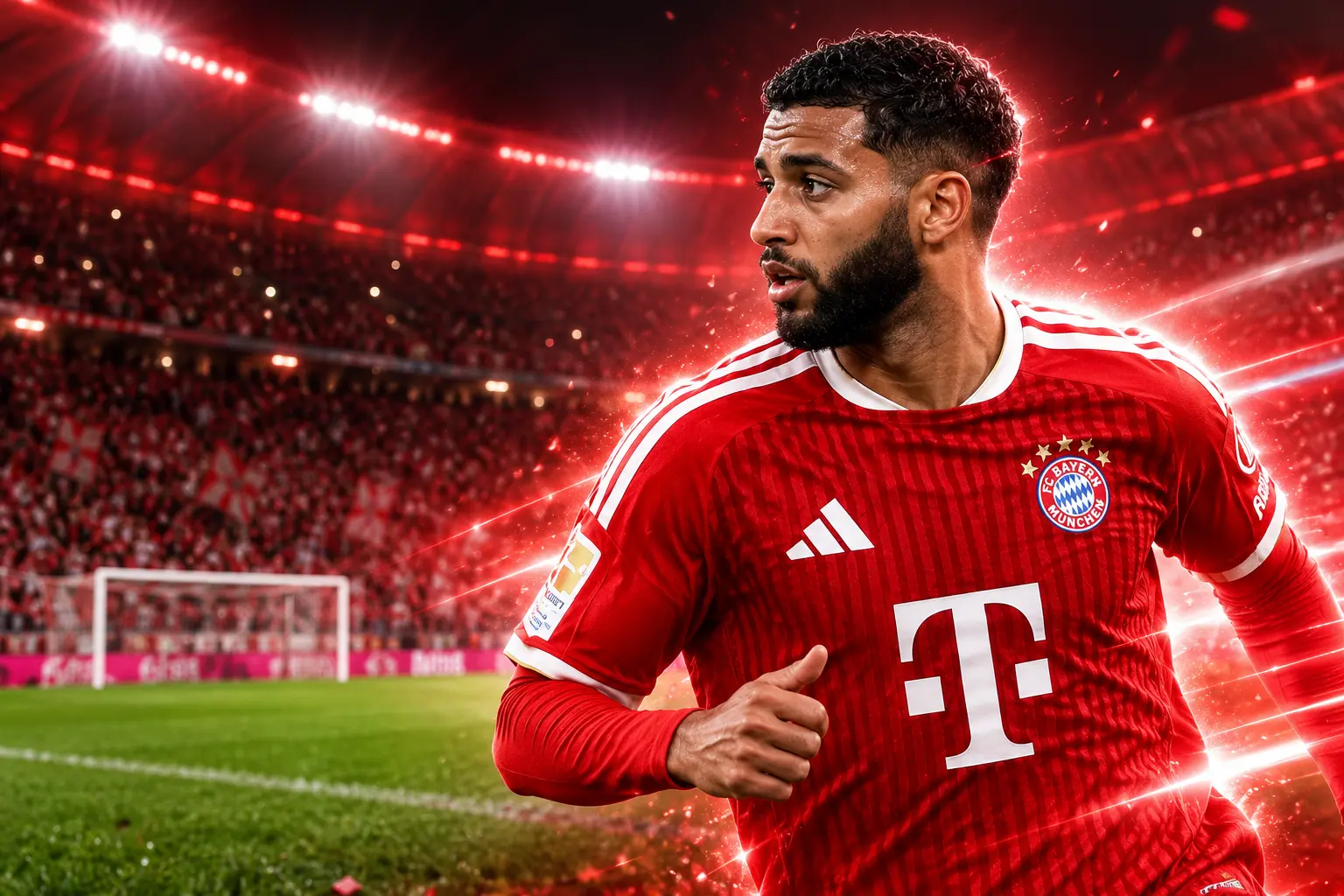 Saibari two assists Bayern 5-1 opener