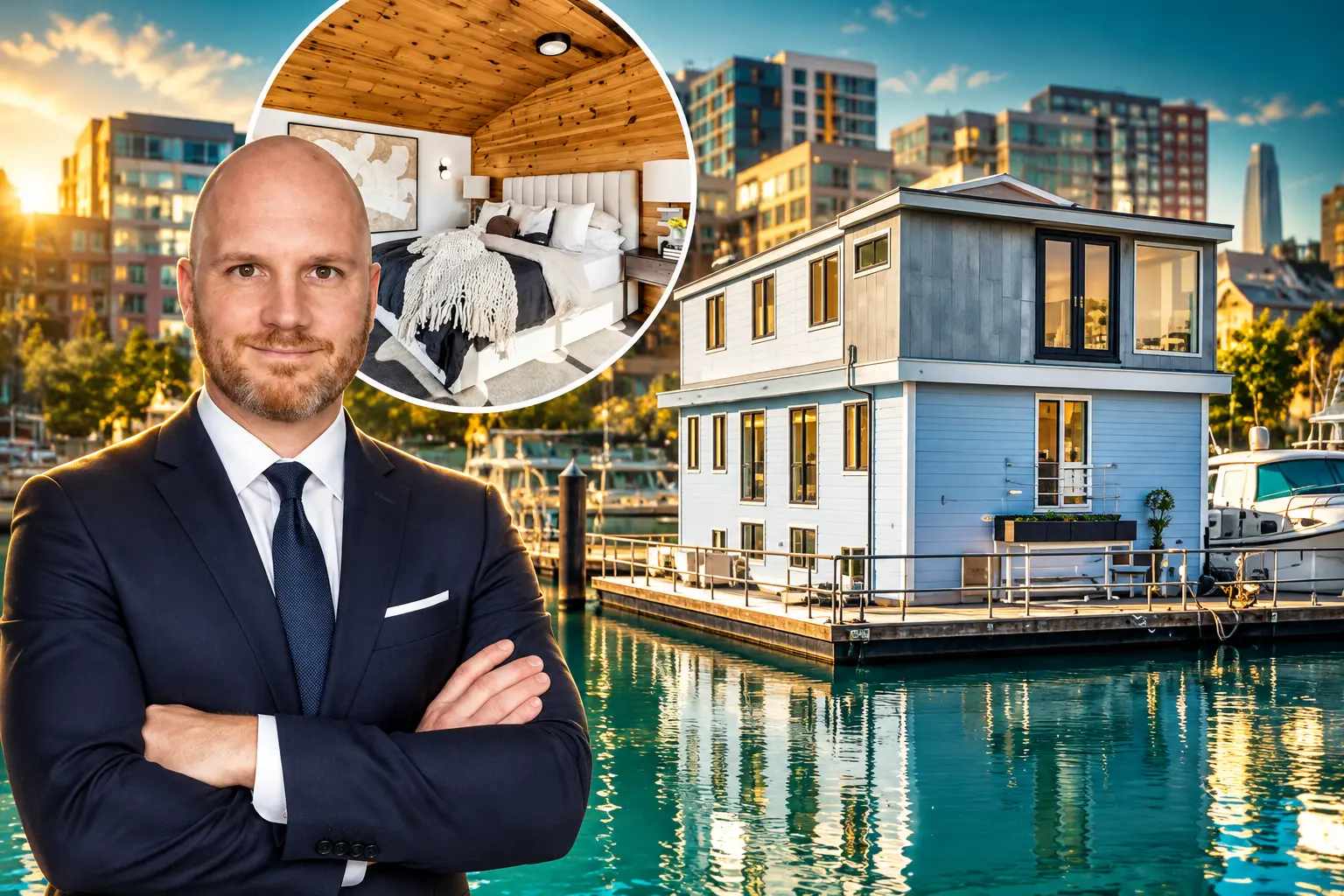 Mission Creek floating home San Francisco $1.749 million listing