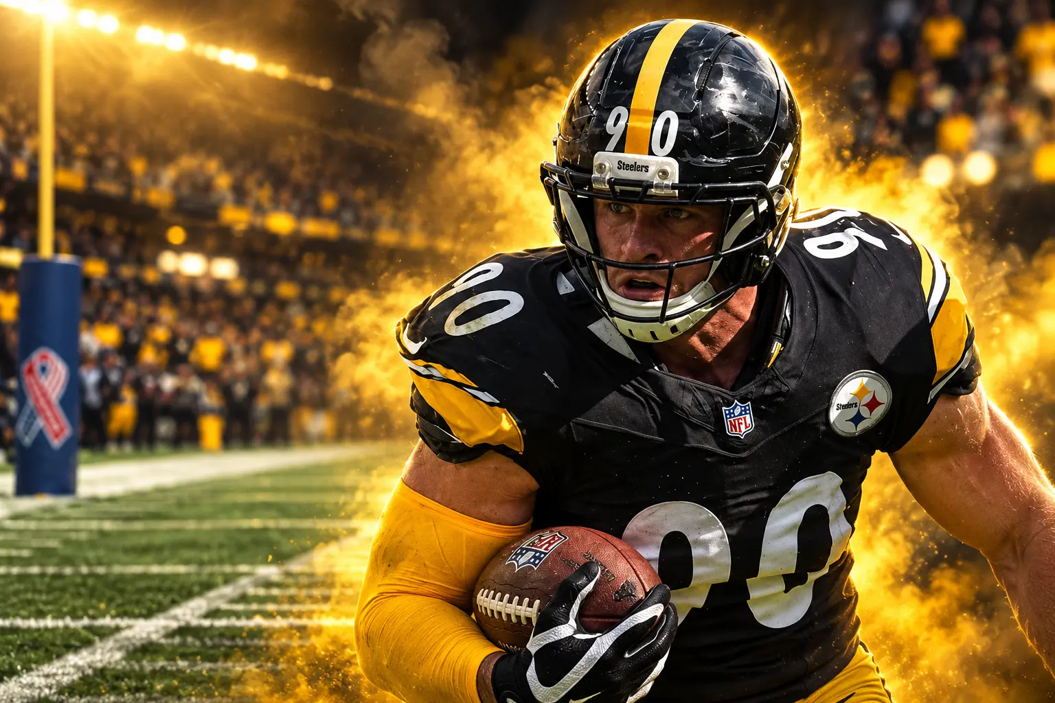 T.J. Watt pick six Steelers Falcons Week 1