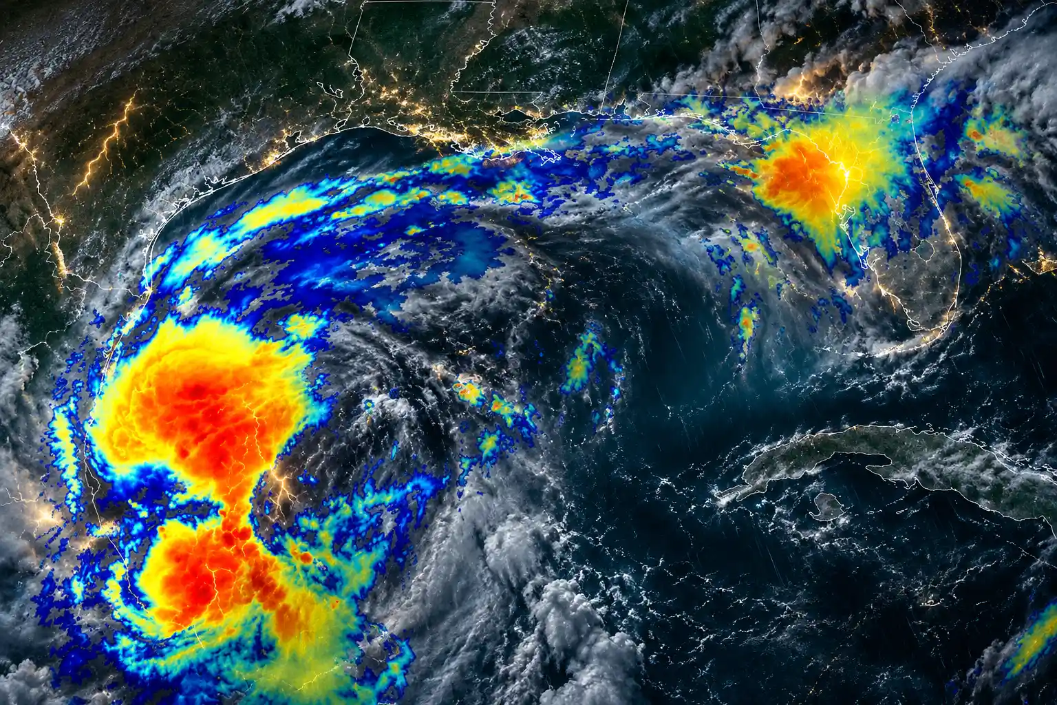 Tropical Depression Nine first Atlantic hurricane Gulf 2026