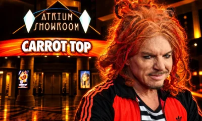 Carrot Top recovering as Luxor lists October 19