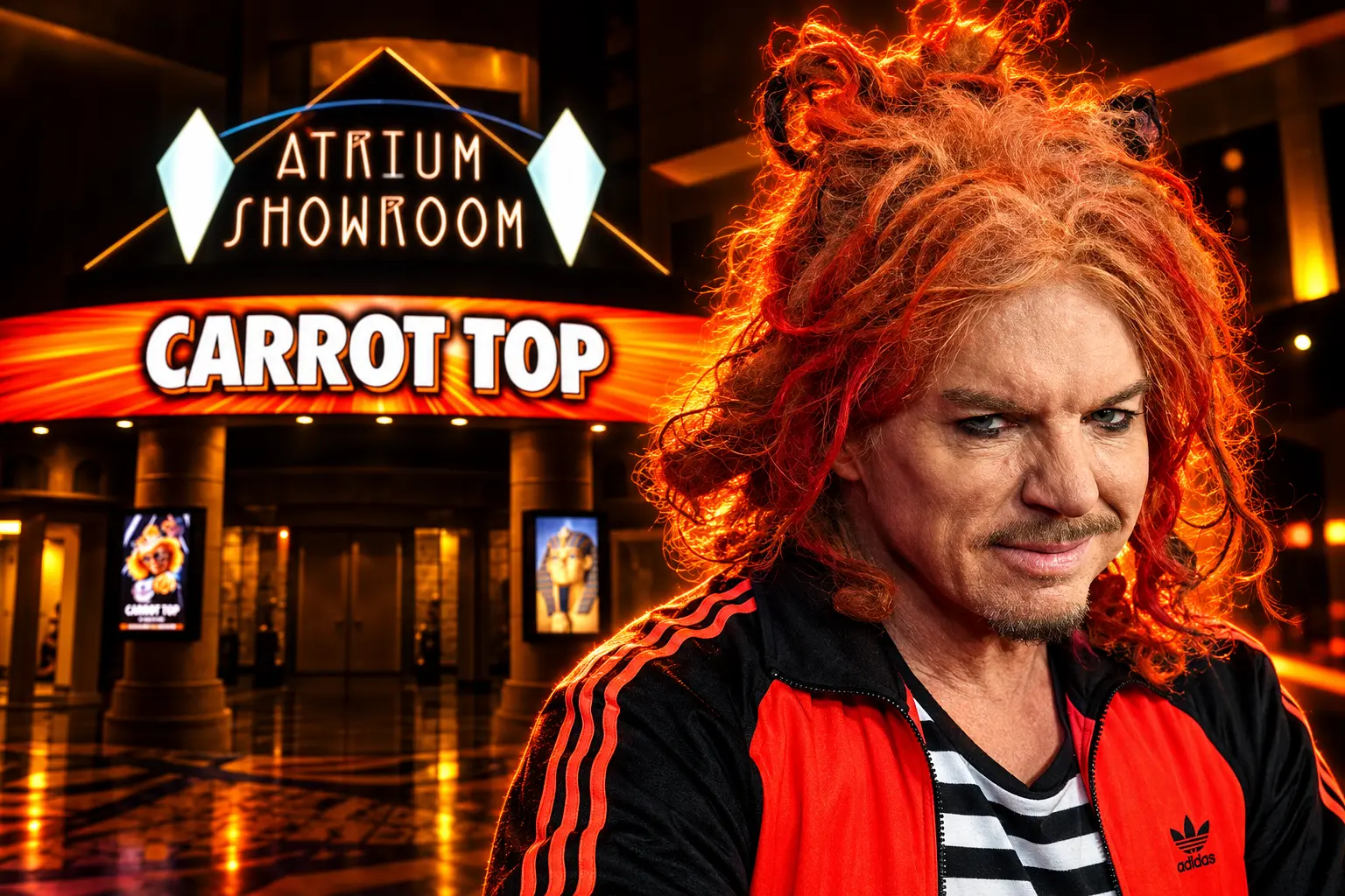 Carrot Top recovering as Luxor lists October 19