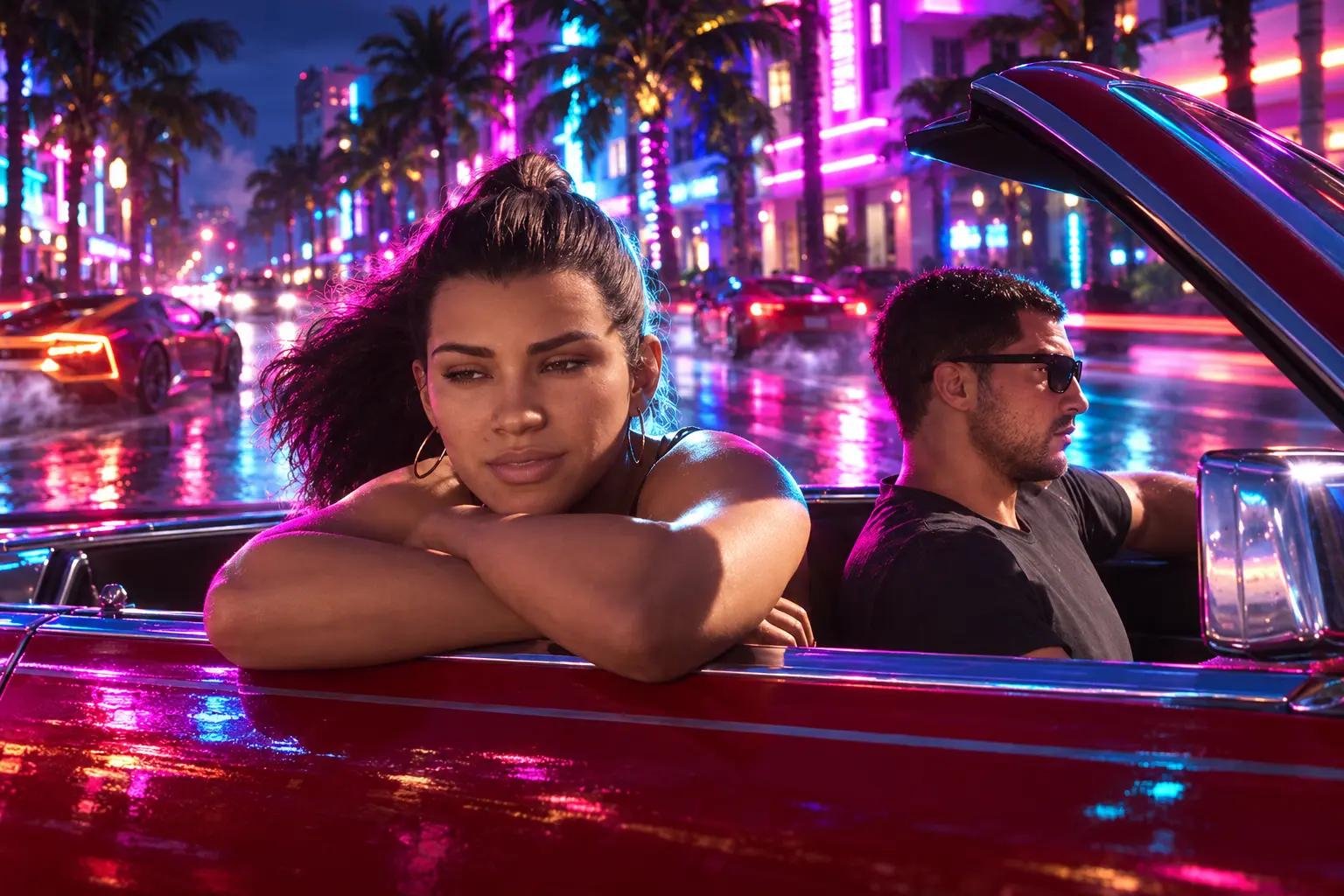 GTA 6 launch trailer Justice song Vice City