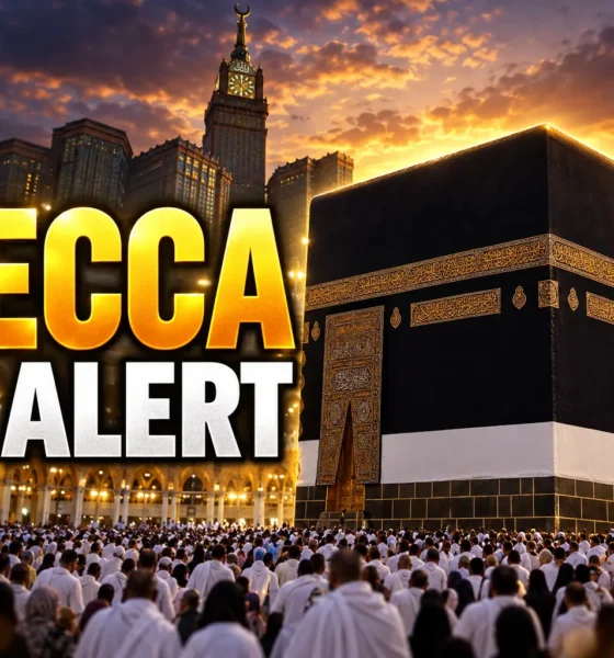 Mecca air raid alert Houthi drone intercept Saudi