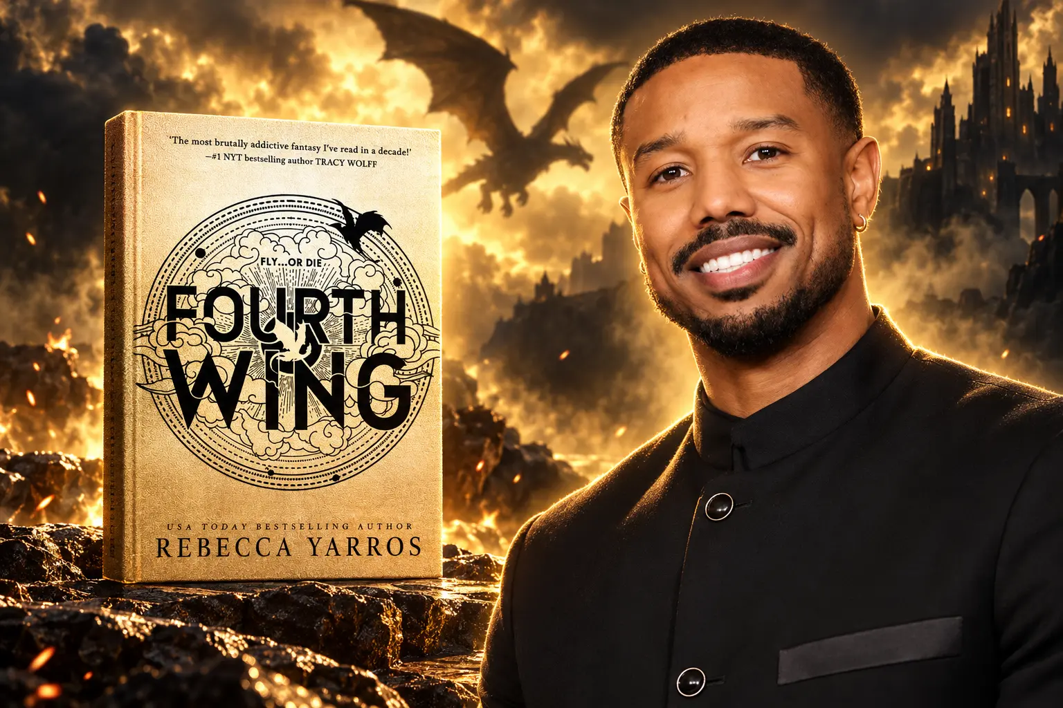 Michael B. Jordan Fourth Wing cast still unannounced