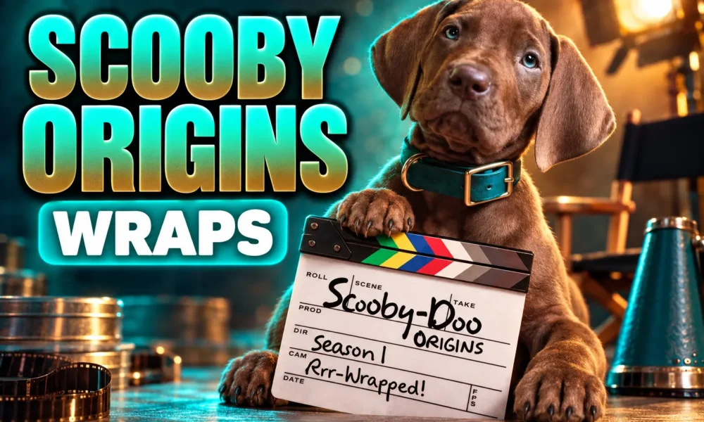 Netflix Scooby-Doo Origins real Great Dane puppy wrap
