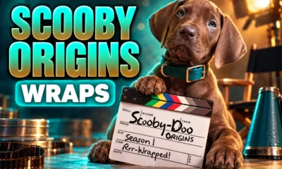 Netflix Scooby-Doo Origins real Great Dane puppy wrap