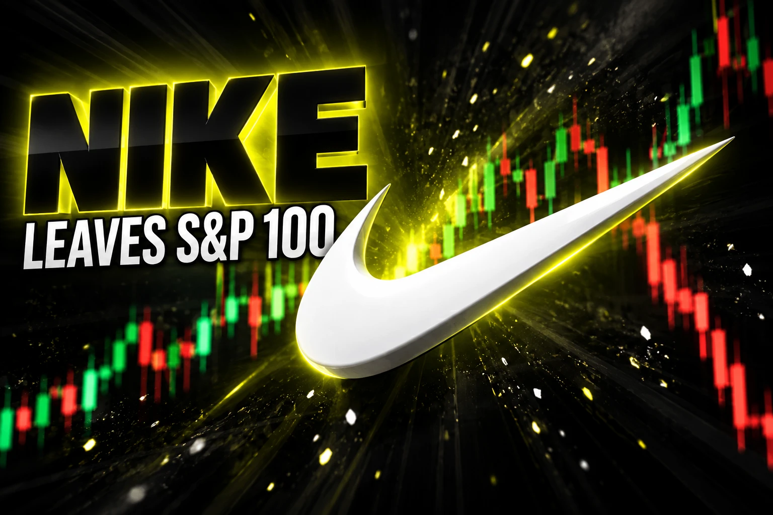 Nike S&P 100 removal September 2026 rebalance