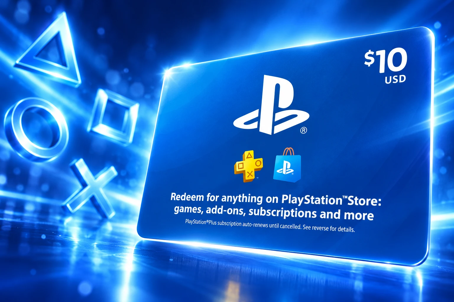 PlayStation Wallet Credit pays $10 on Store games