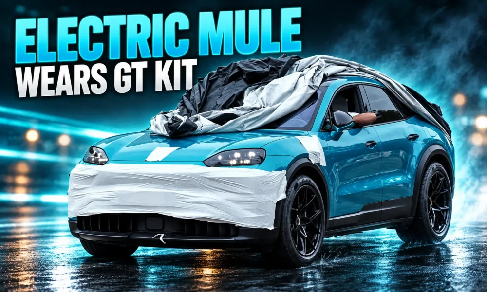 Porsche Cayenne Turbo GT Electric mule spotted