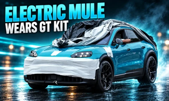 Porsche Cayenne Turbo GT Electric mule spotted