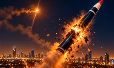 Saudi intercepts Houthi ballistic missile aimed at Riyadh