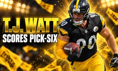 T.J. Watt pick six Steelers Falcons Week 1