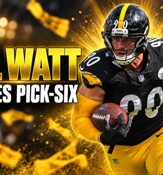 T.J. Watt pick six Steelers Falcons Week 1