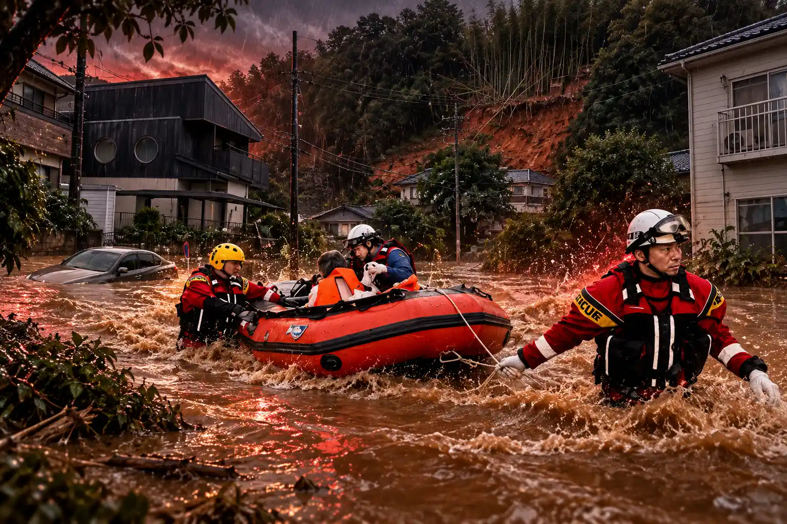 Typhoon Dujuan landslides kill six near Tokyo